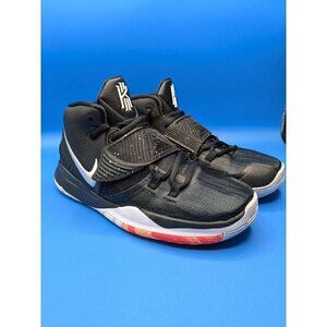Nike Kyrie 5.5Y VI 'Jet Black' White Basketball Shoes BQ5599-001 Mens/Youth 5.5